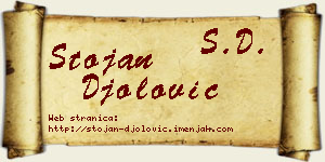 Stojan Đolović vizit kartica